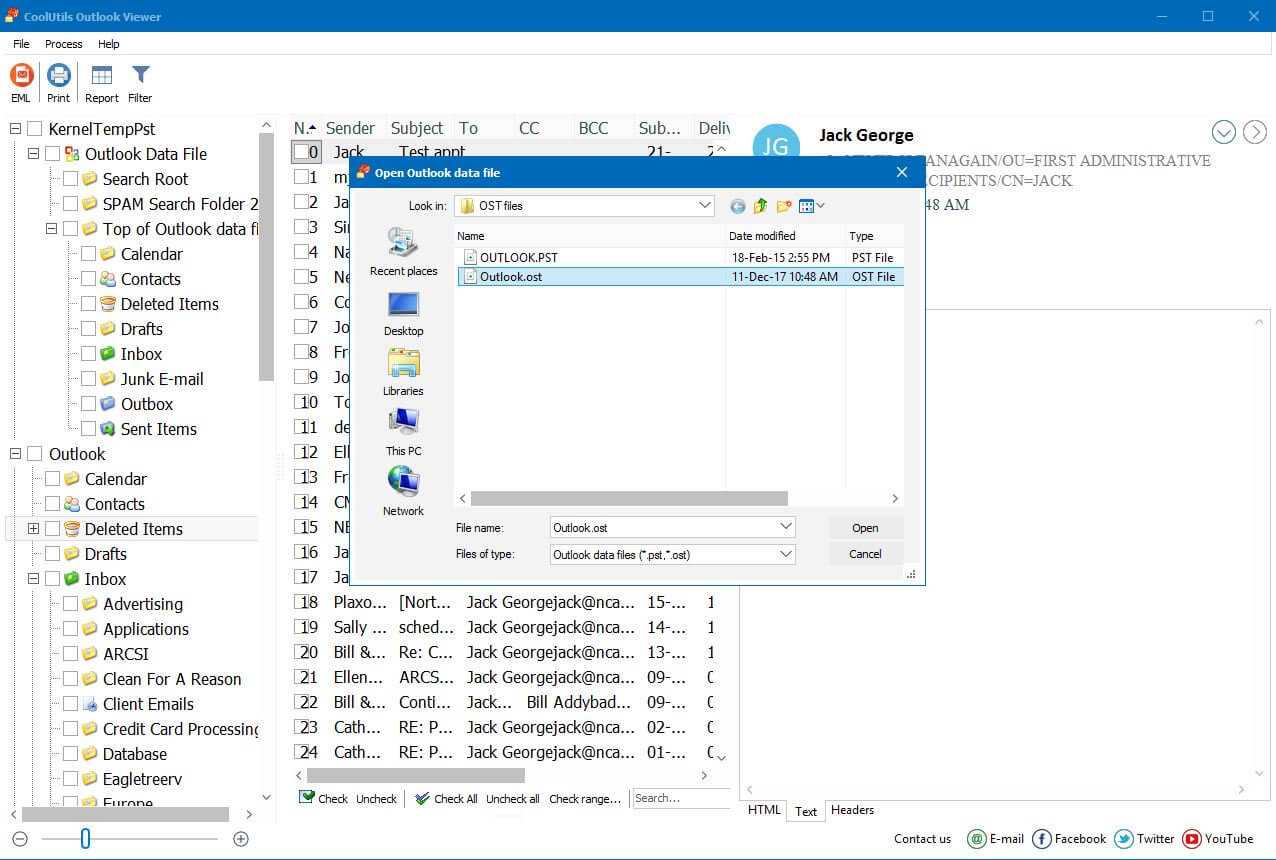 CoolUtils Outlook Viewer