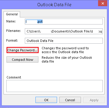 Click on Change Password