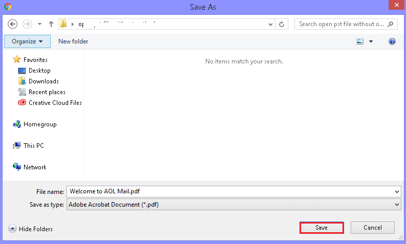 Click save